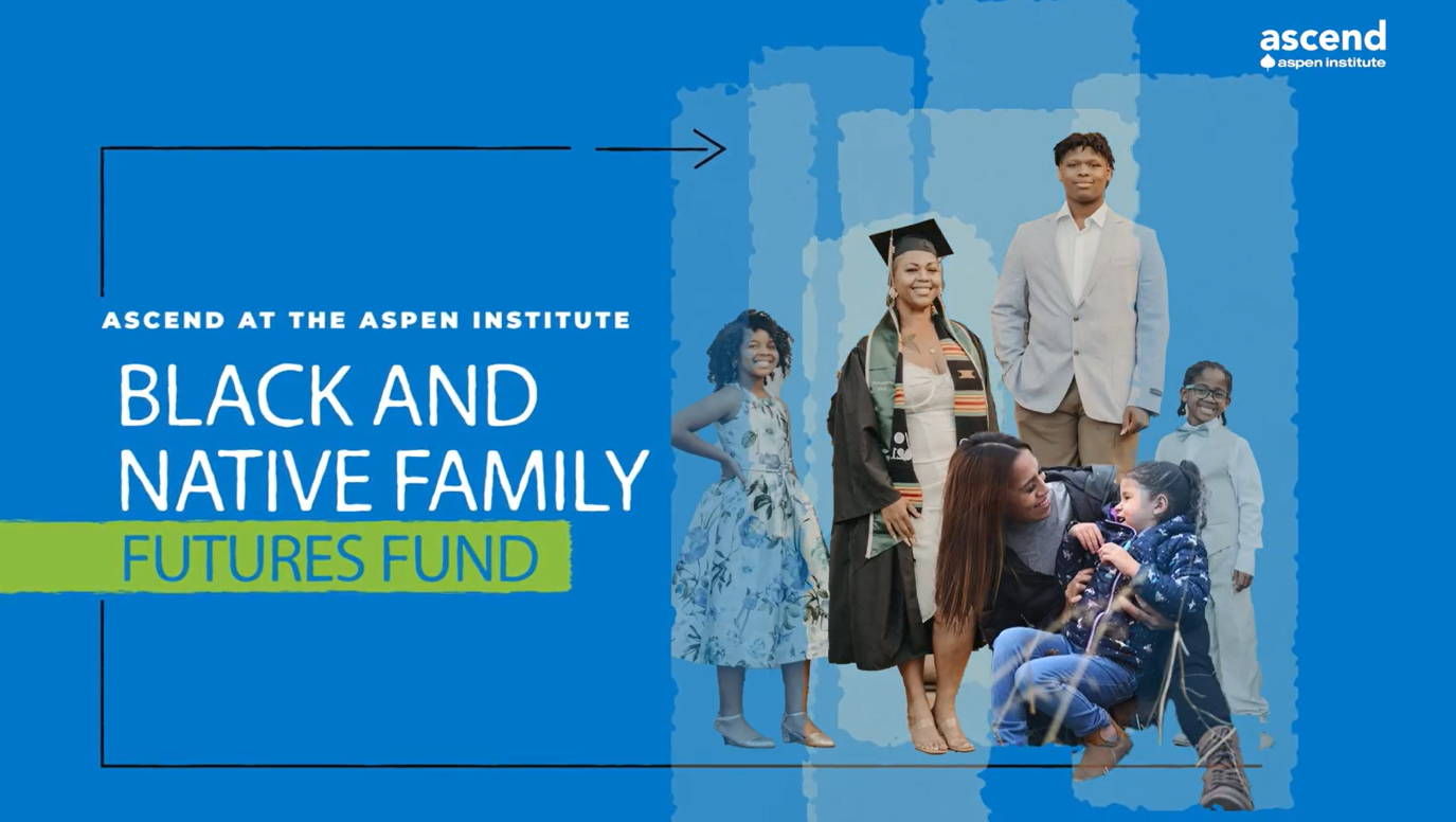 Student parents Waukecha Wilkerson and Nicole Alkire and their families