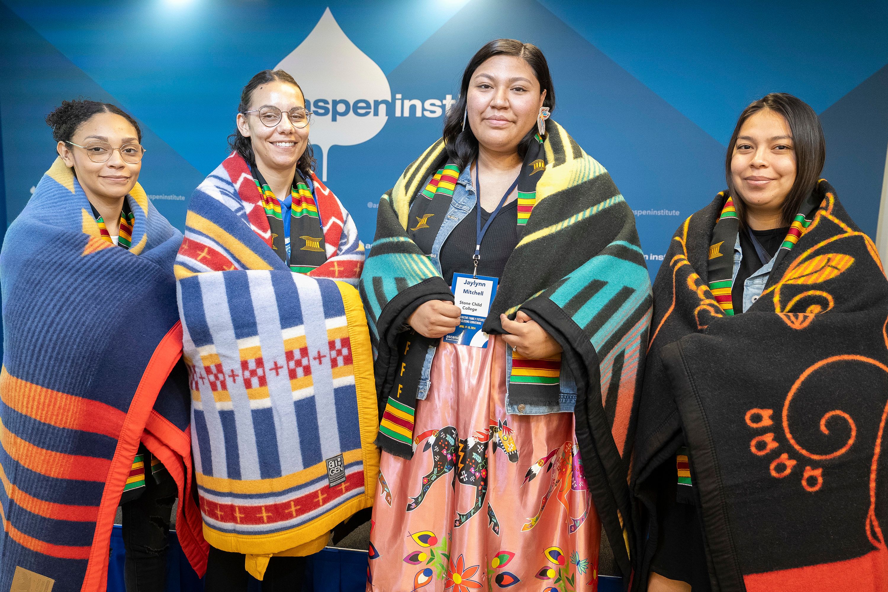 Stone Child College Task Force members attend the closing convening