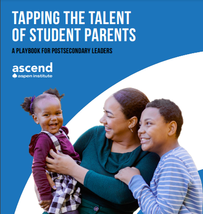 Cover of the Tapping the Talent of Student Parents report